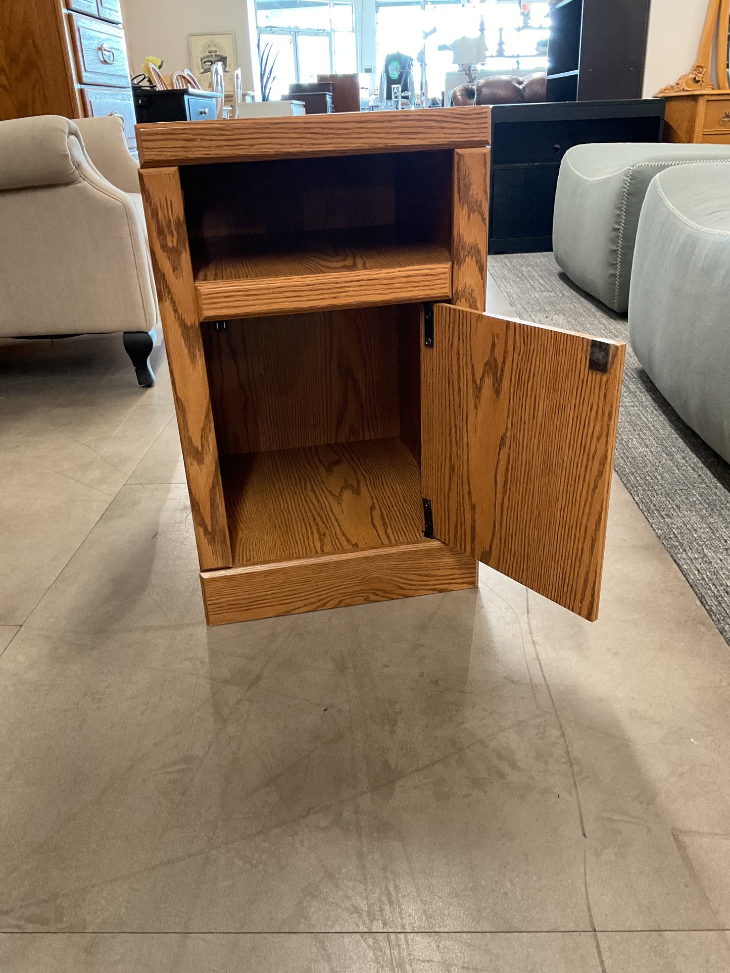 Open Back Side Table