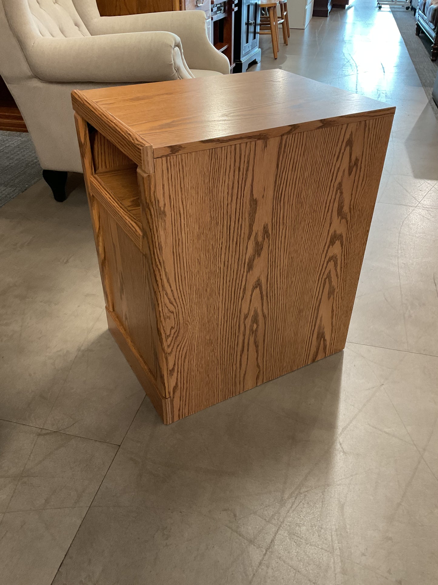 Open Back Side Table