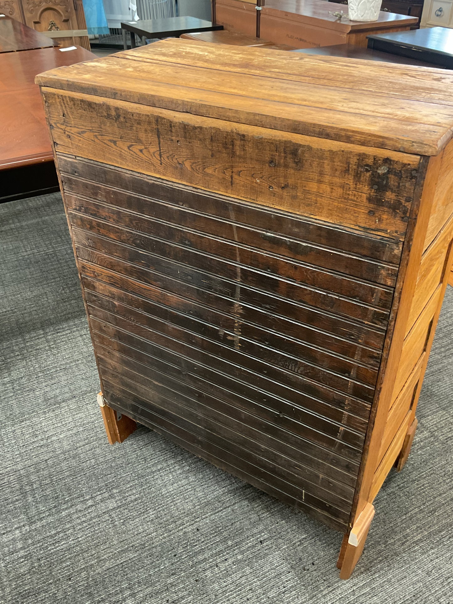 Antique Oak Ice Box
