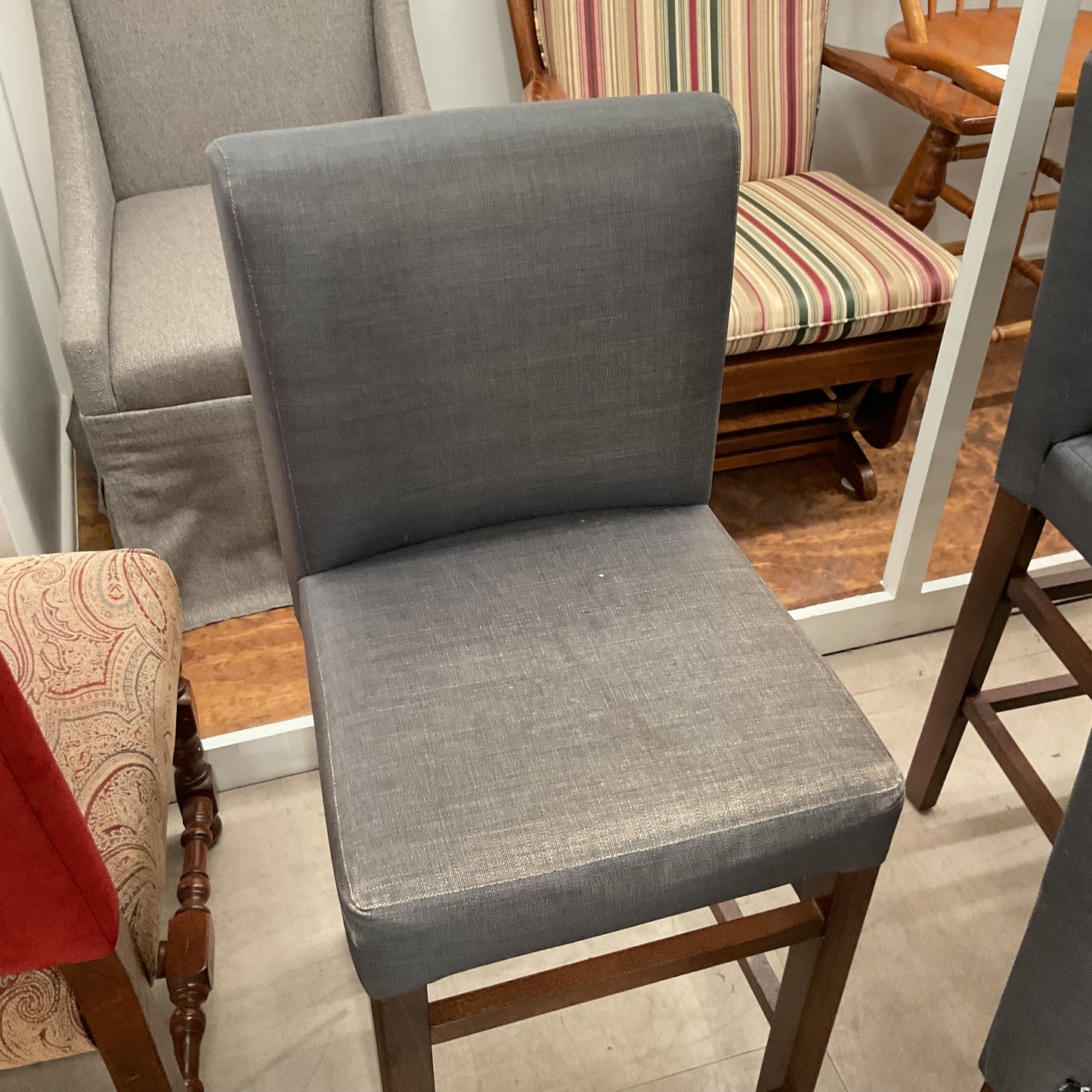 Four Rhino Steel Barstools
