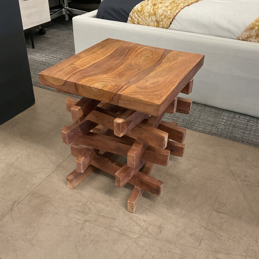 Jenga Accent Table