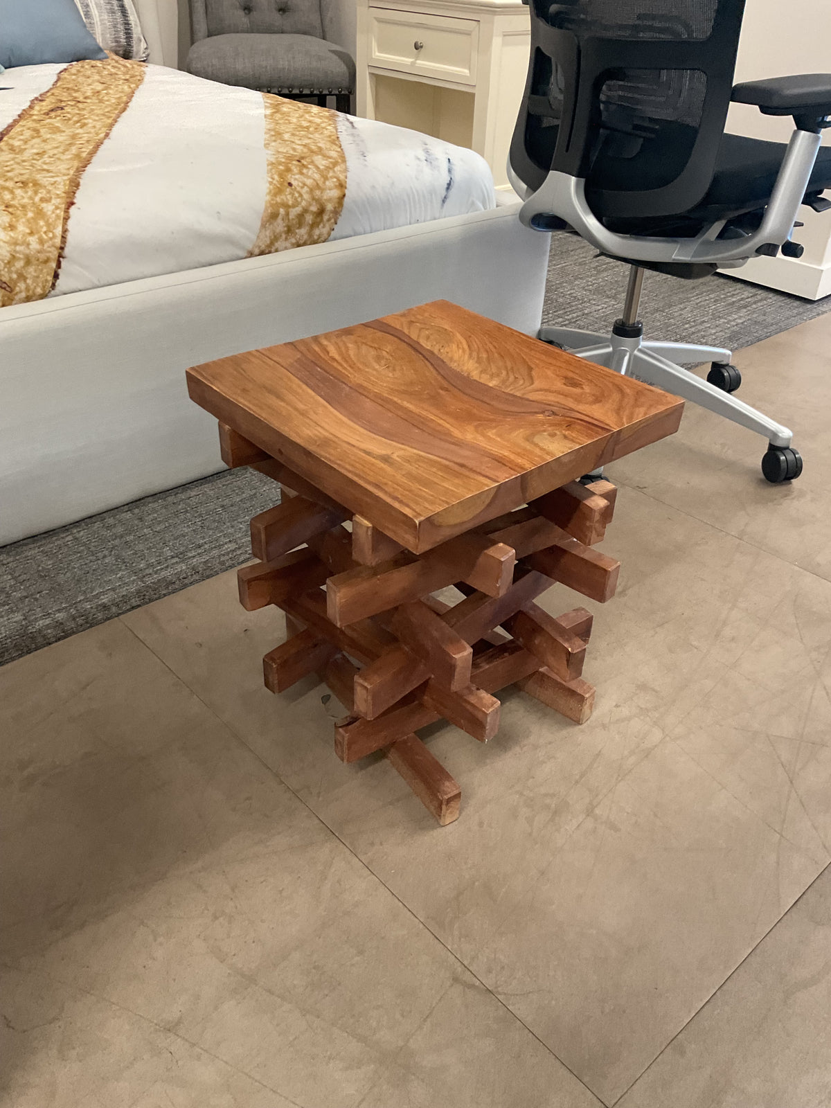 Jenga Accent Table