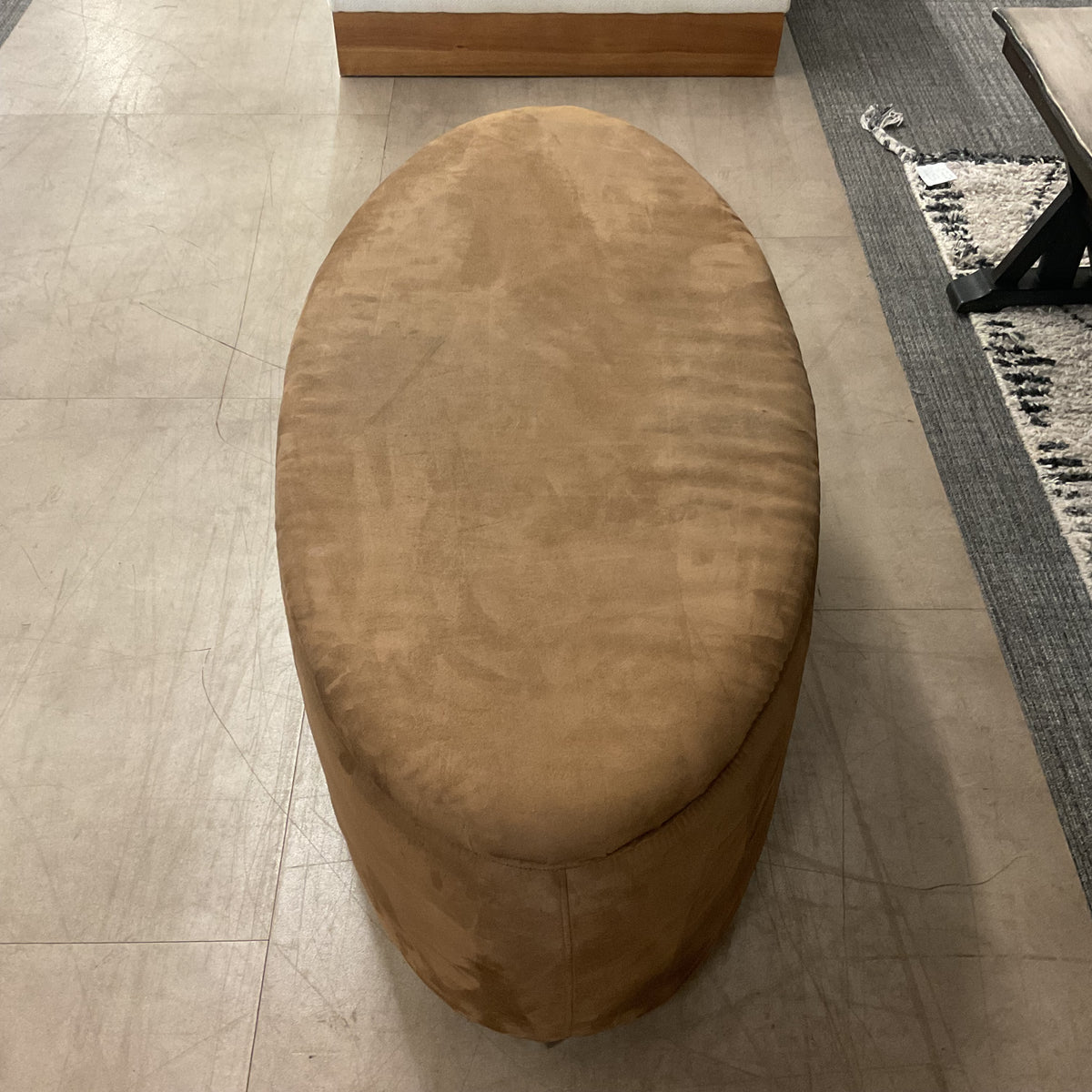 Velvet Coffin Ottoman