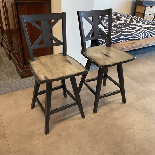 Elegant Counter Stools (2)