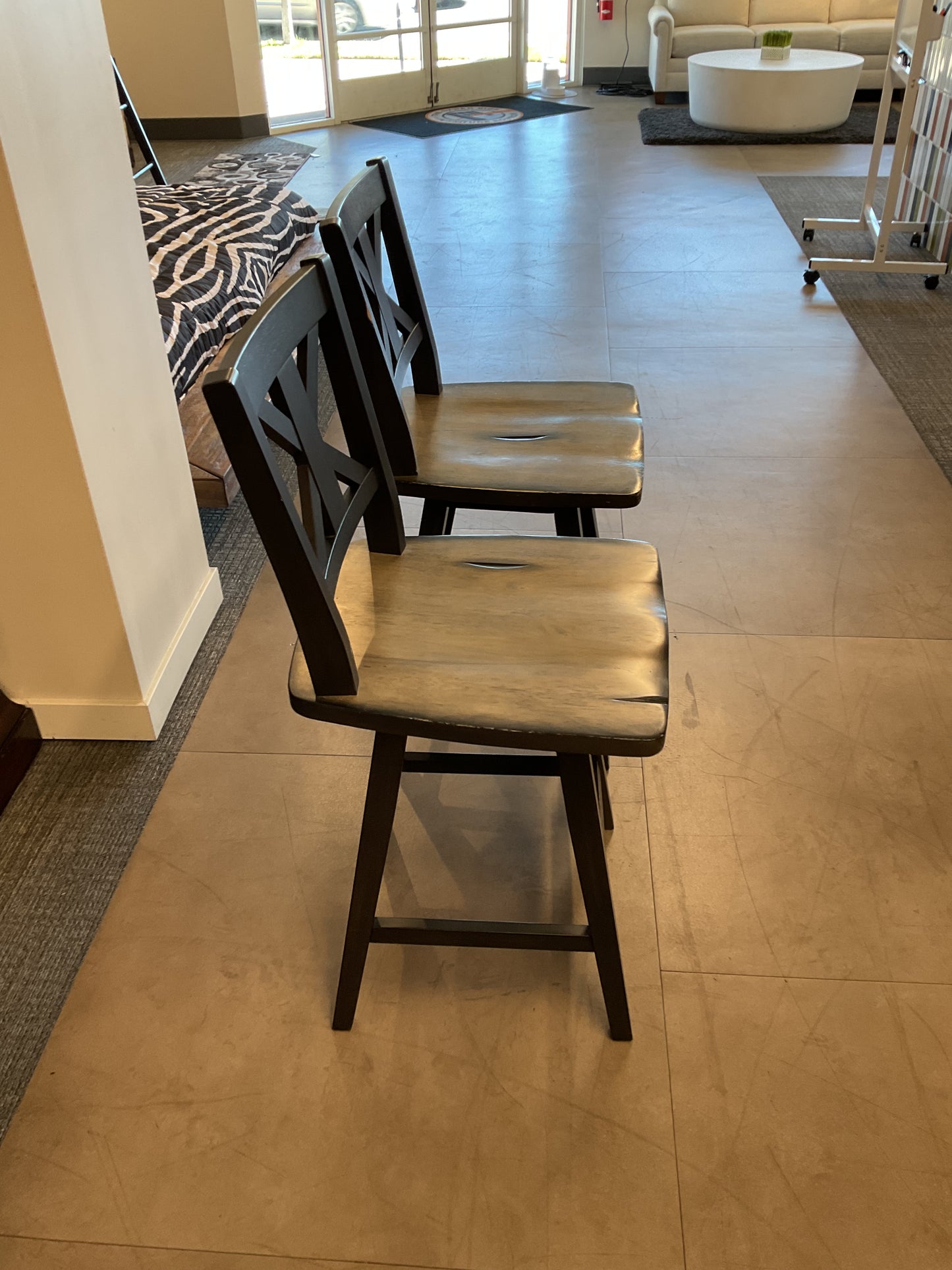 Elegant Counter Stools (2)