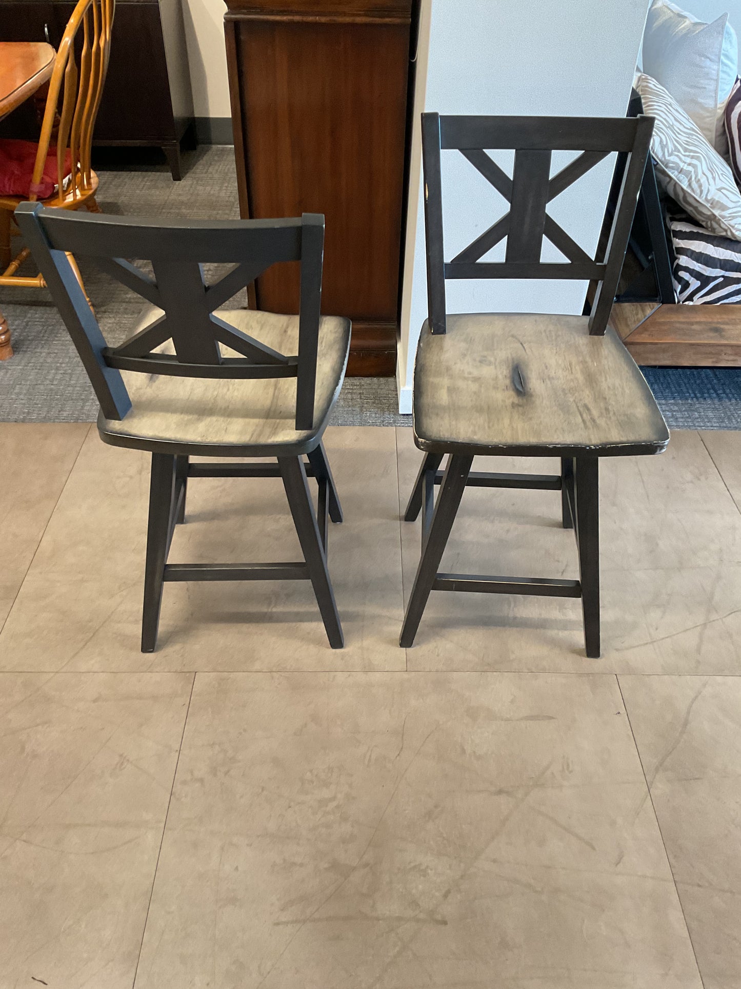 Elegant Counter Stools (2)
