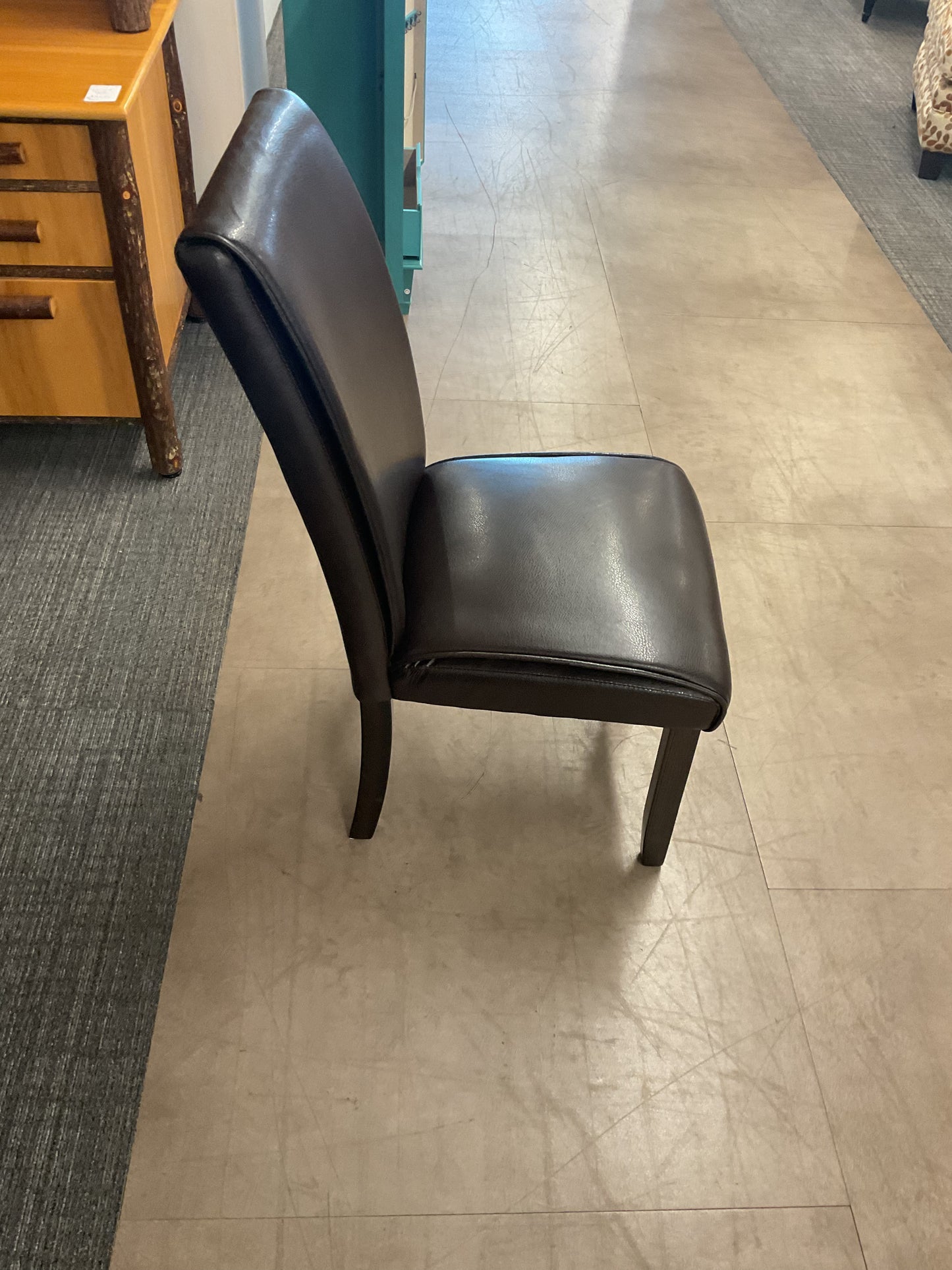 Leather Dining Chair Set (4)