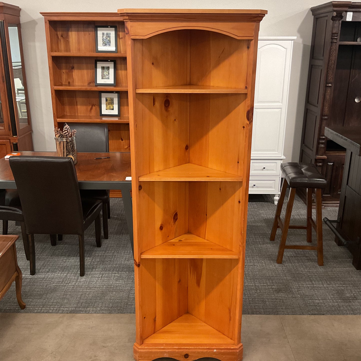 Autumn Glow Corner Bookshelf