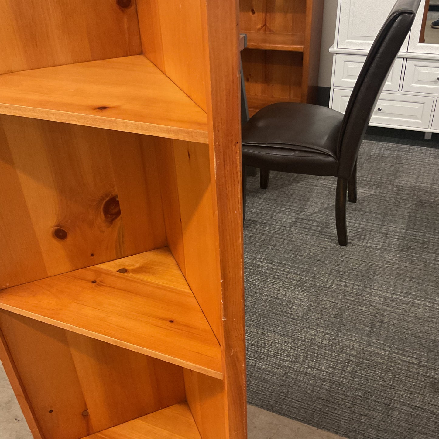 Autumn Glow Corner Bookshelf