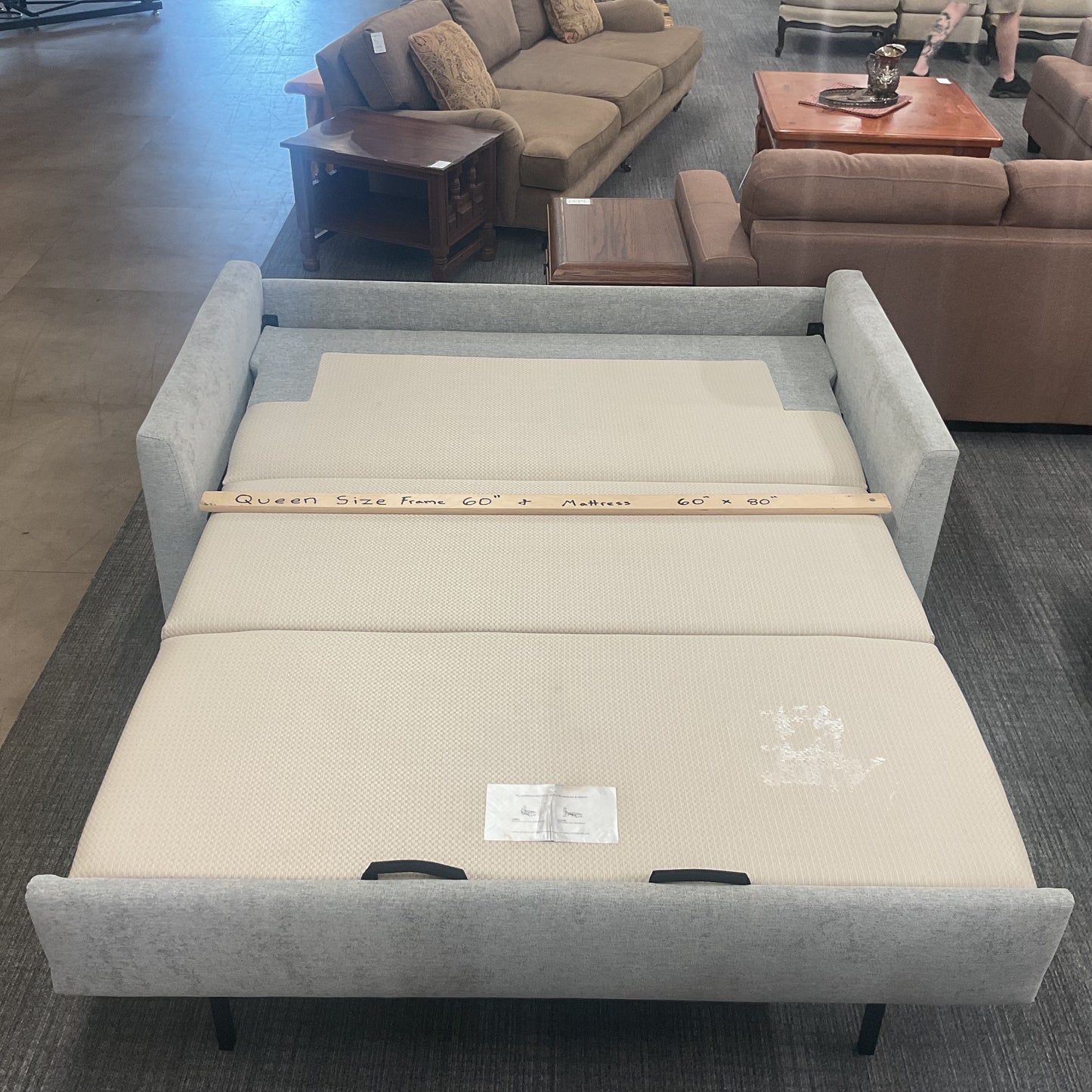 Eagle Back Queen Sleeper Sofa