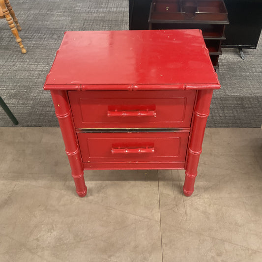 Tiki Scarlet Nightstand