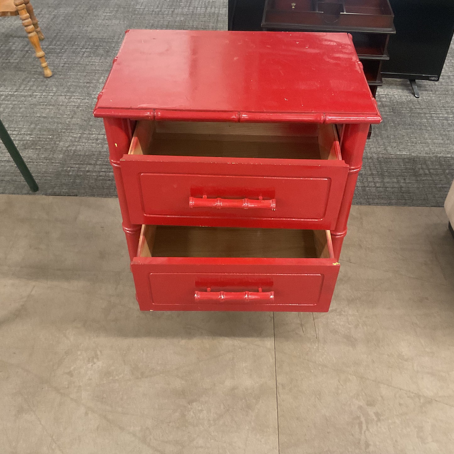Tiki Scarlet Nightstand