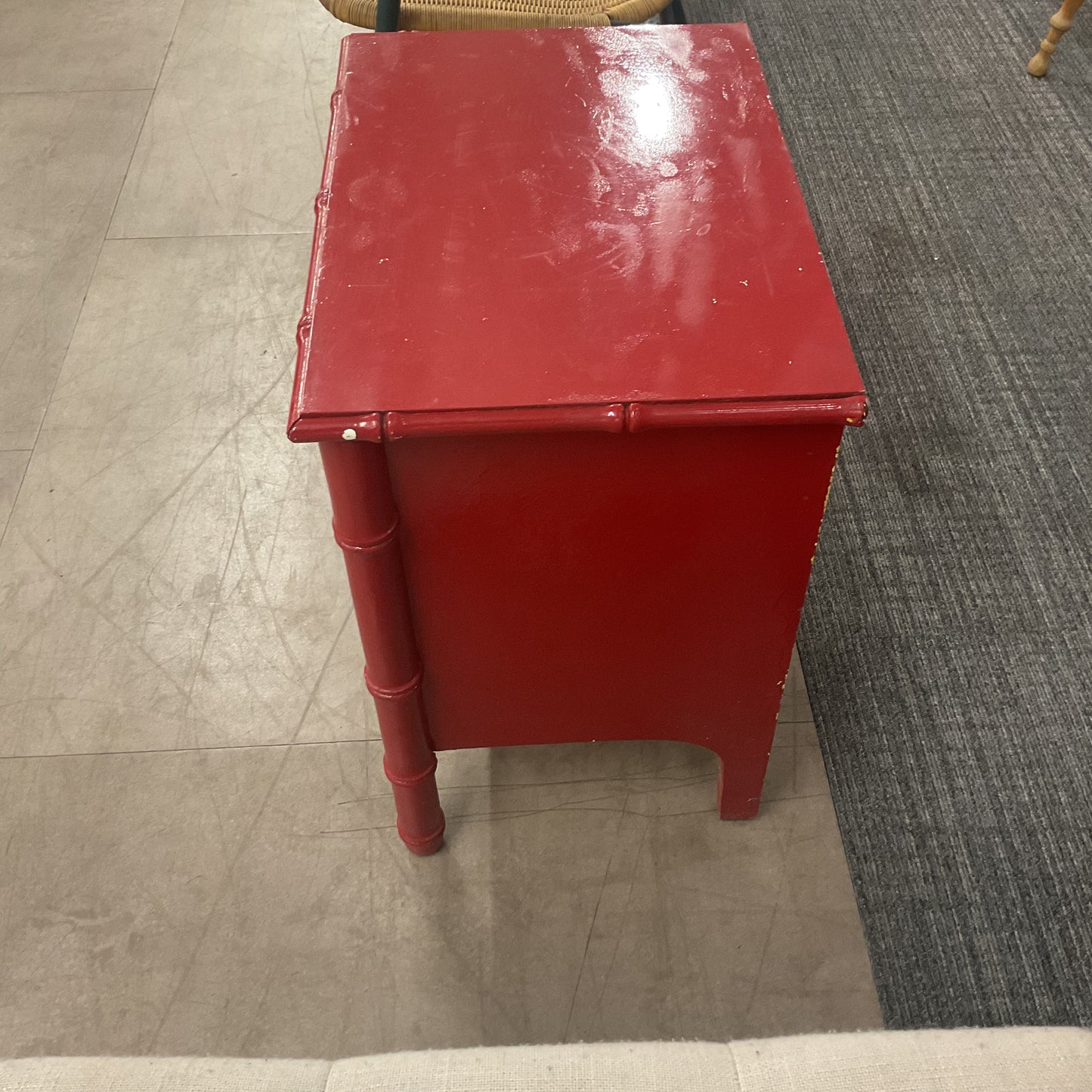 Tiki Scarlet Nightstand